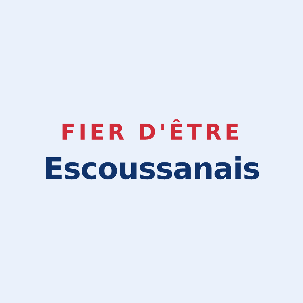 Sticker « Fier d'être Escoussanais » — design pour Escoussans