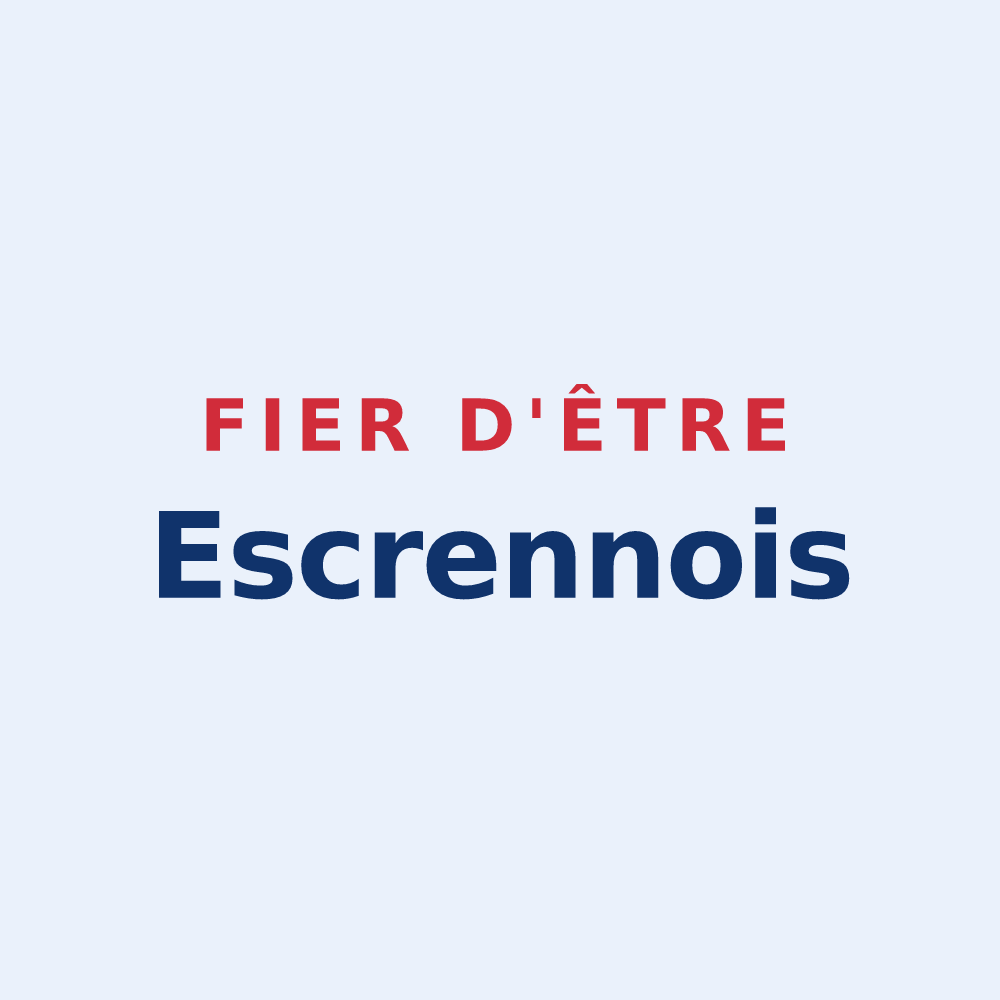 Sticker « Fier d'être Escrennois » — design pour Escrennes
