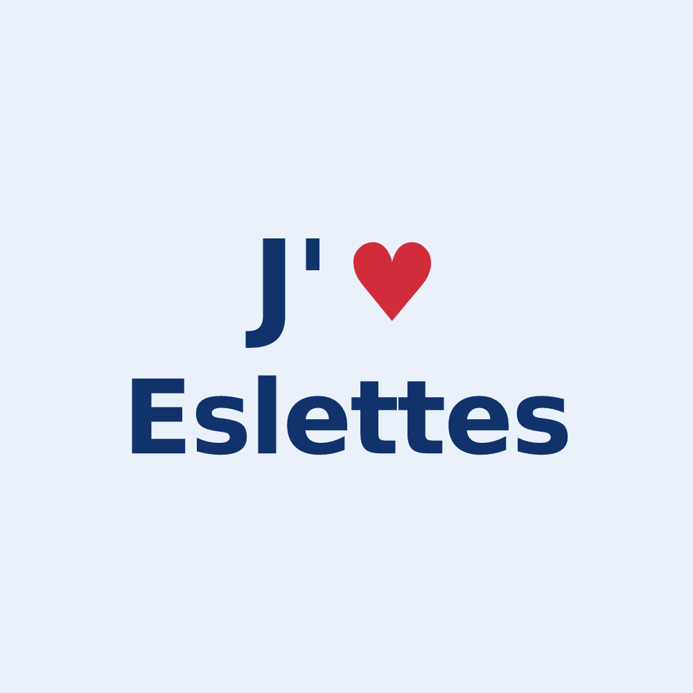 Sticker personnalisé Eslettes — design J'aime Eslettes