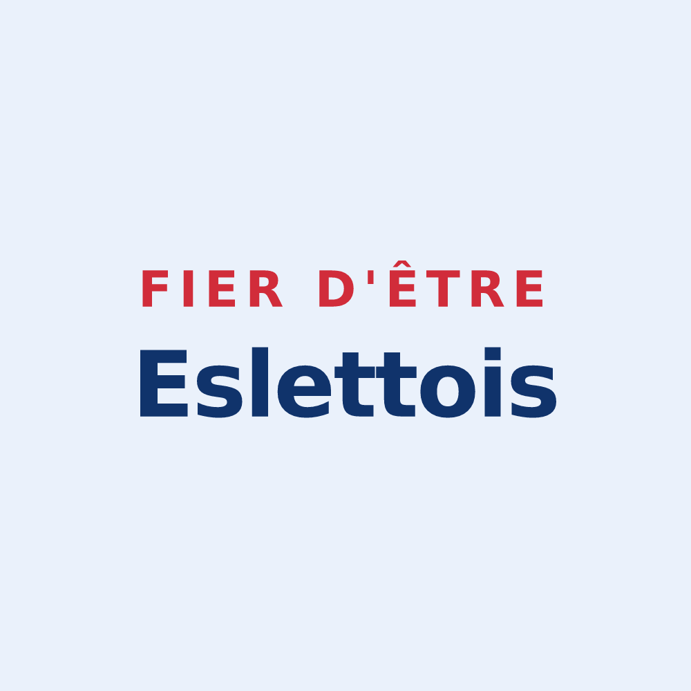 Sticker « Fier d'être Eslettois » — design pour Eslettes