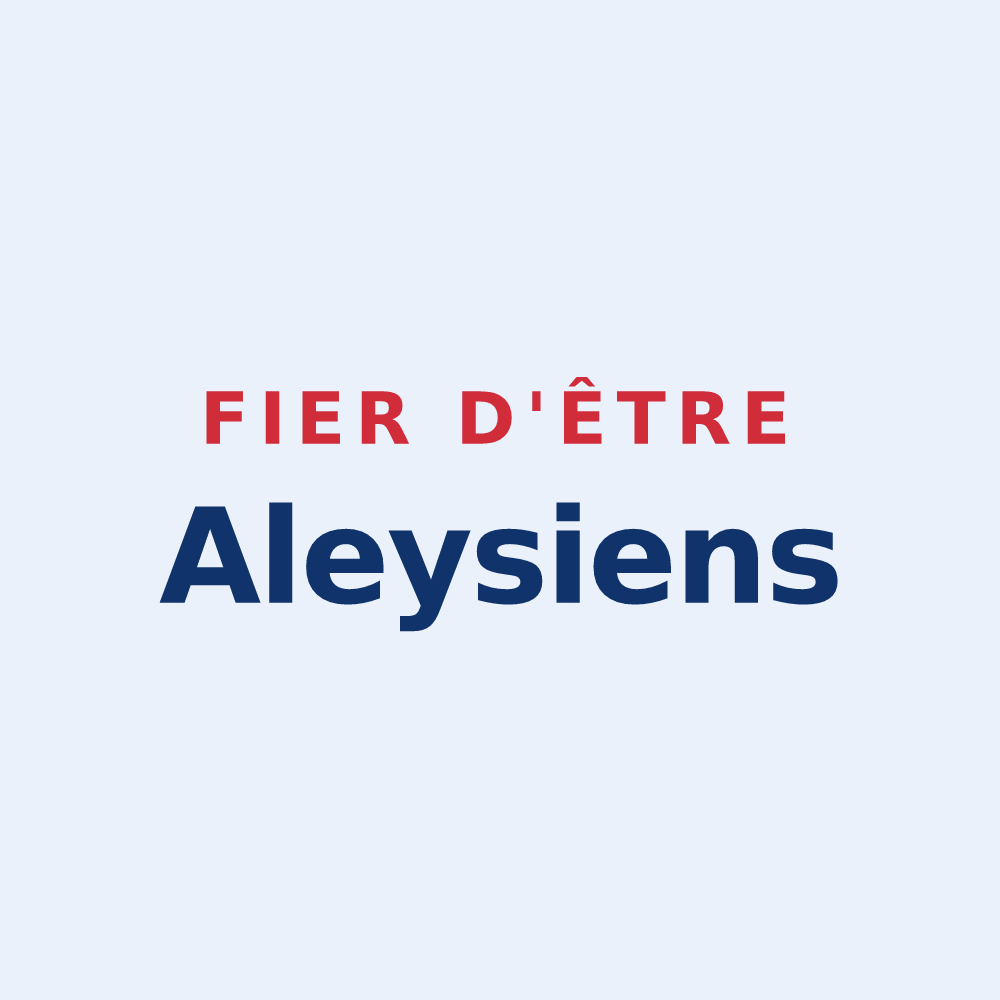Sticker « Fier d'être Aleysiens » — design pour Esley