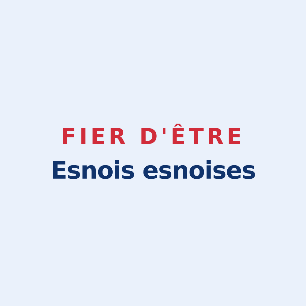 Sticker « Fier d'être Esnois esnoises » — design pour Esnes