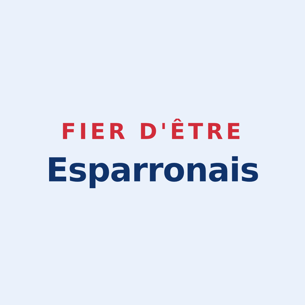 Sticker « Fier d'être Esparronais » — design pour Esparron