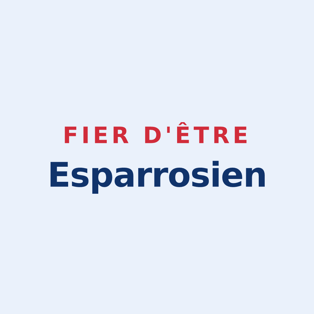 Sticker « Fier d'être Esparrosien » — design pour Esparros