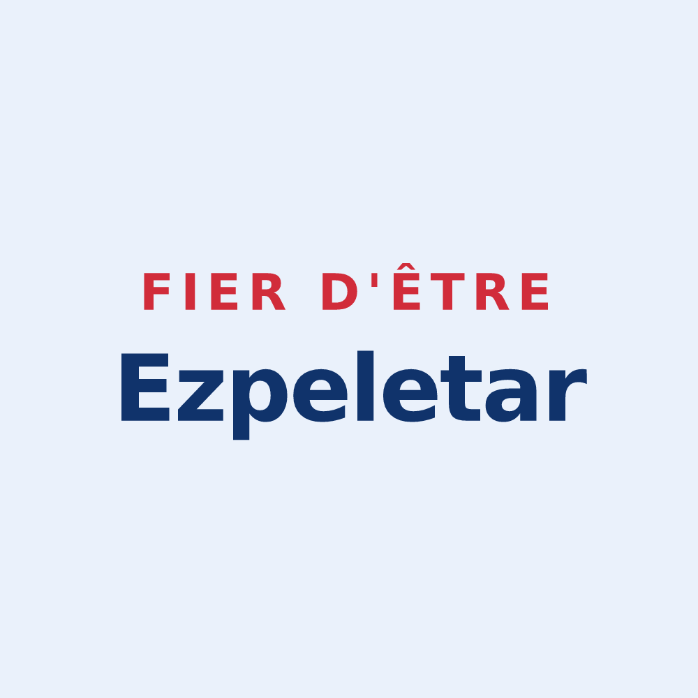 Sticker « Fier d'être Ezpeletar » — design pour Espelette