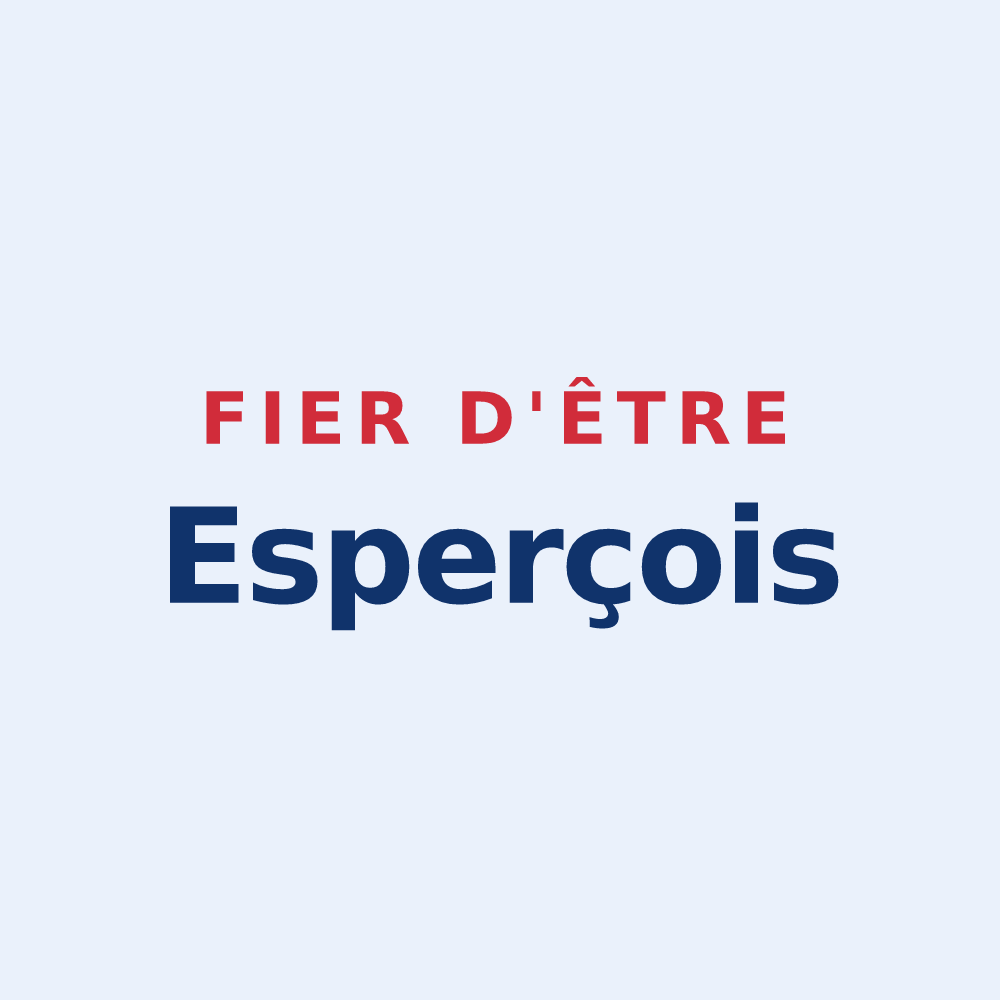 Sticker « Fier d'être Esperçois » — design pour Esperce
