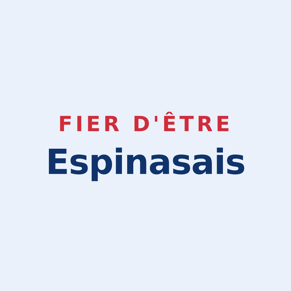 Sticker « Fier d'être Espinasais » — design pour Espinas