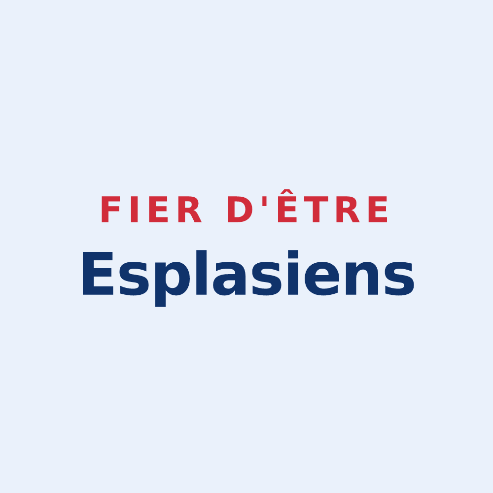 Sticker « Fier d'être Esplasiens » — design pour Esplas