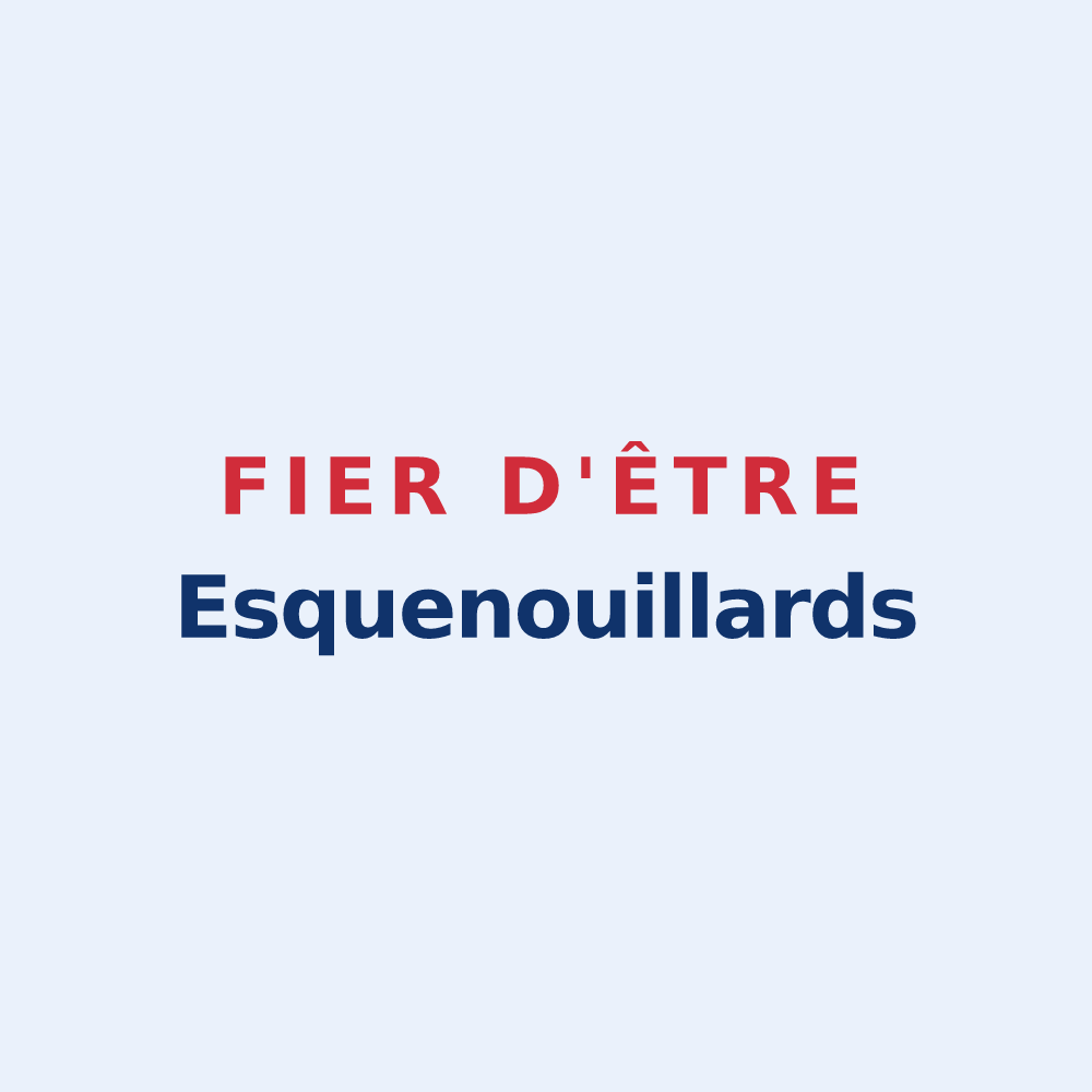 Sticker « Fier d'être Esquenouillards » — design pour Esquennoy