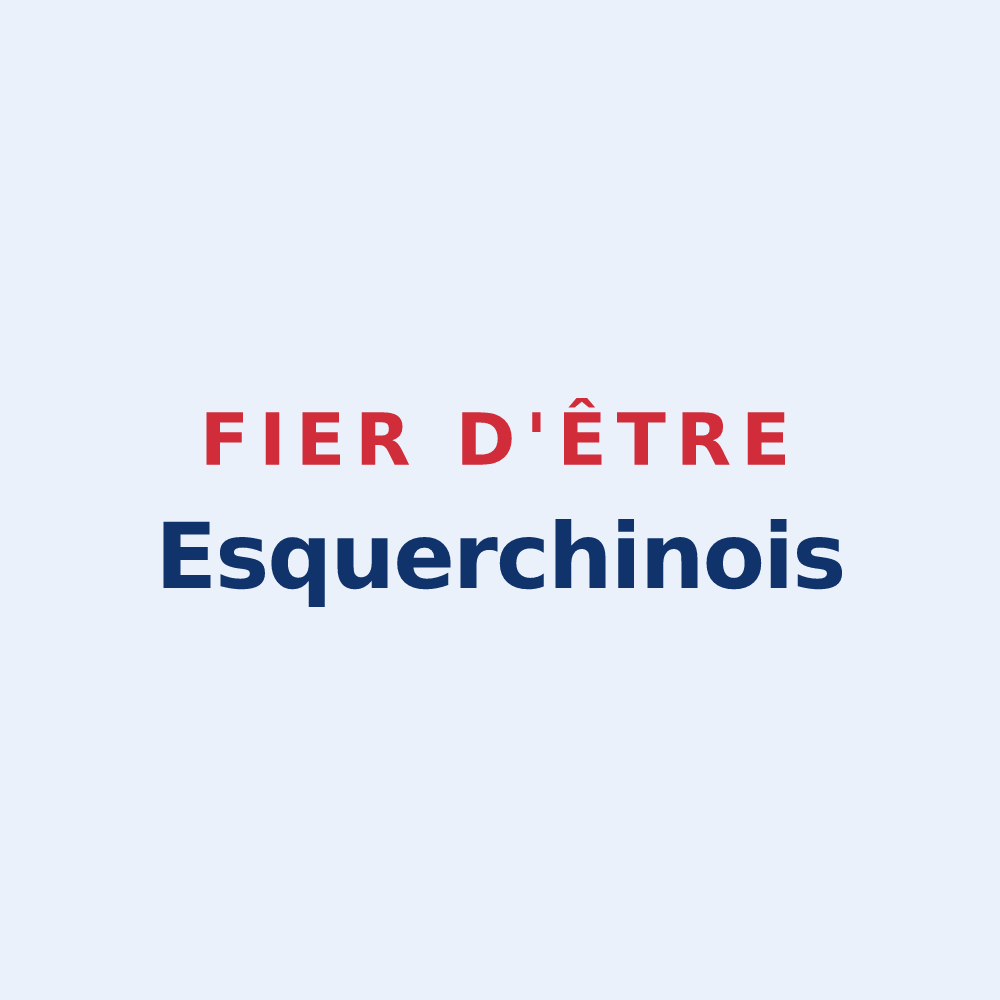 Sticker « Fier d'être Esquerchinois » — design pour Esquerchin