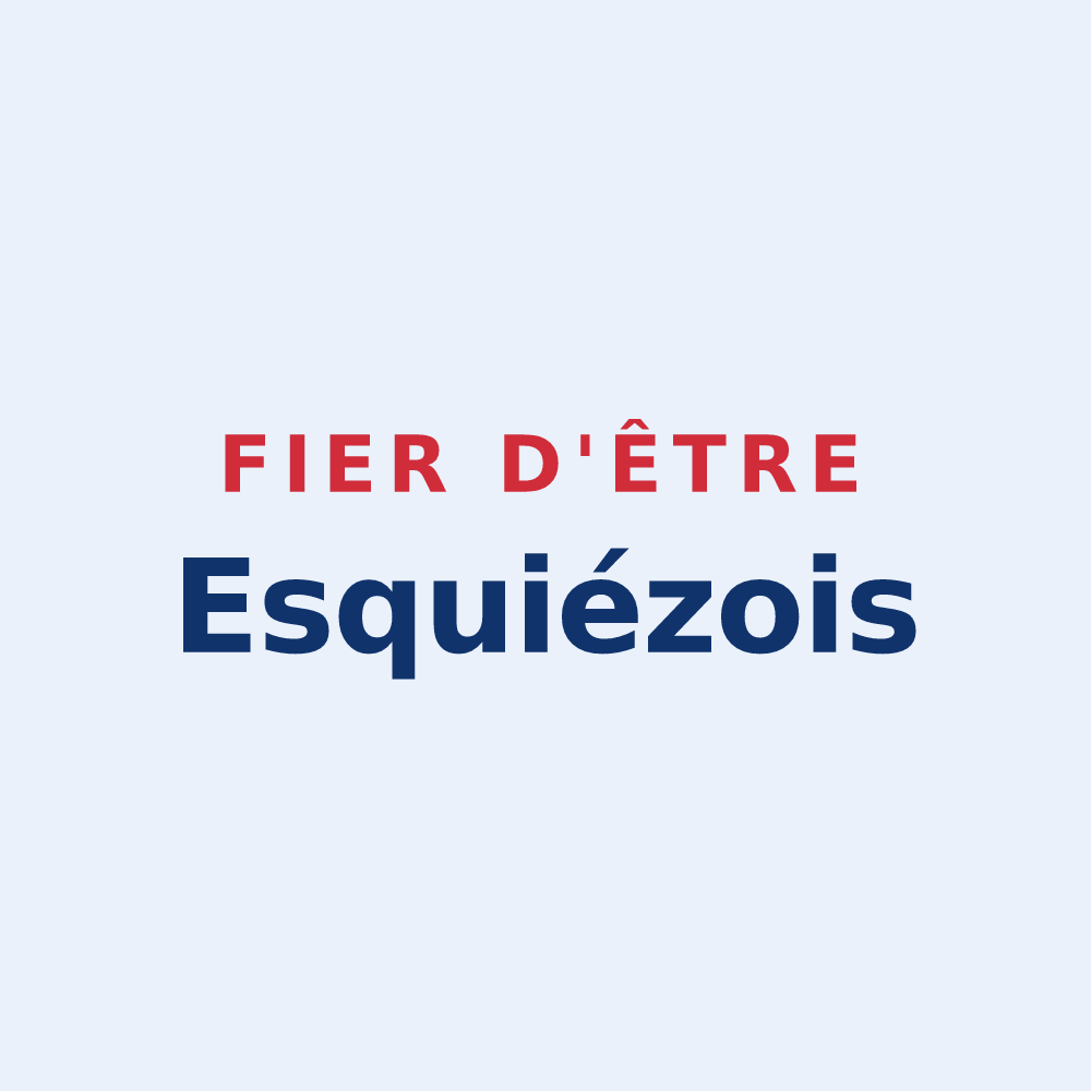 Sticker « Fier d'être Esquiézois » — design pour Esquièze-Sère