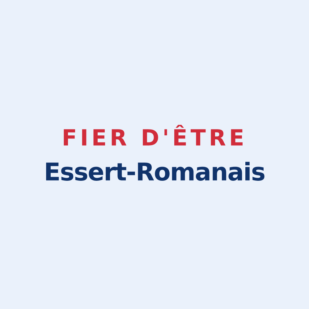 Sticker « Fier d'être Essert-Romanais » — design pour Essert-Romand