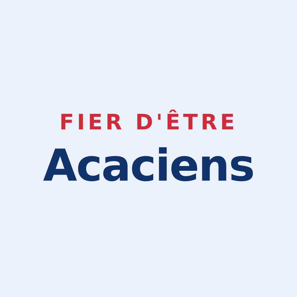 Sticker « Fier d'être Acaciens » — design pour Essey-et-Maizerais