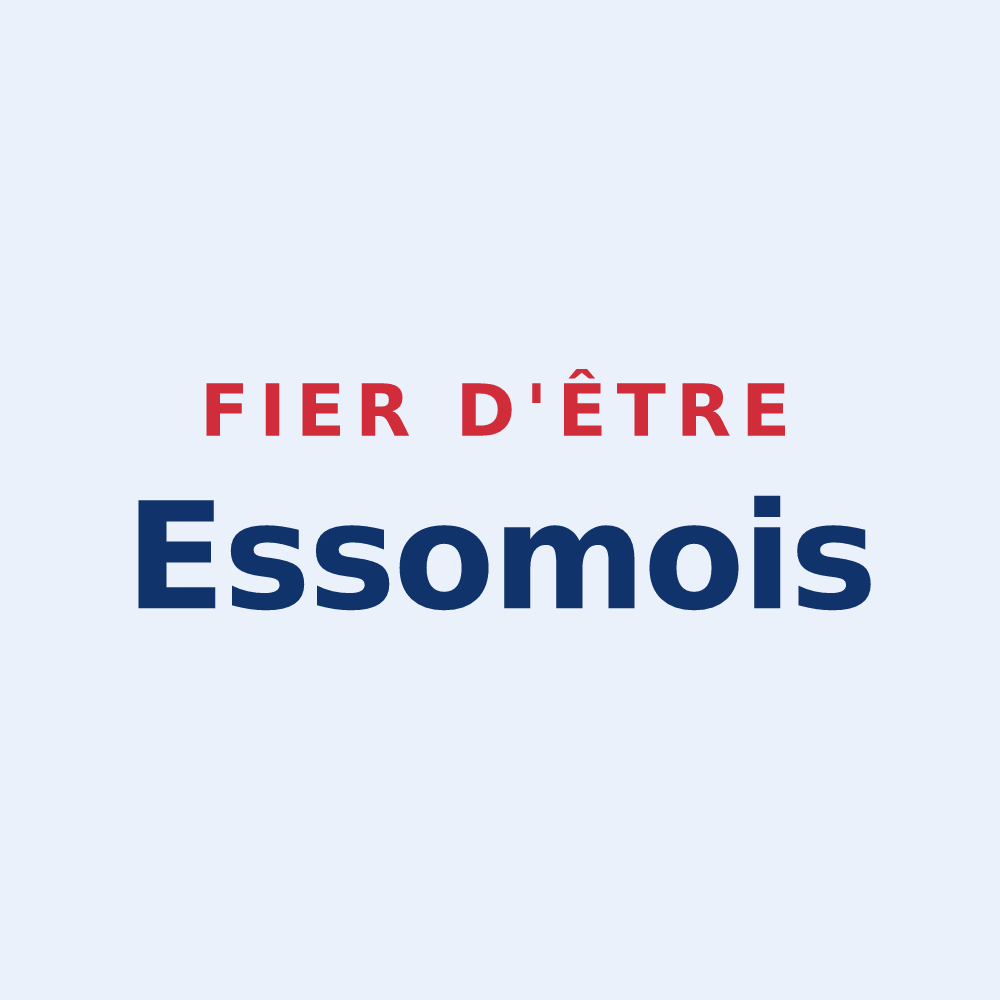 Sticker « Fier d'être Essomois » — design pour Essômes-sur-Marne