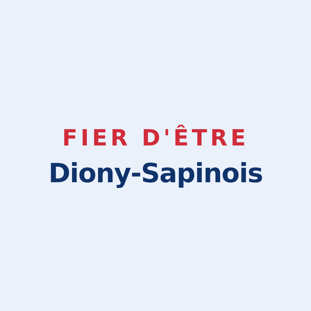 Sticker « Fier d'être Diony-Sapinois » — design pour Essouvert