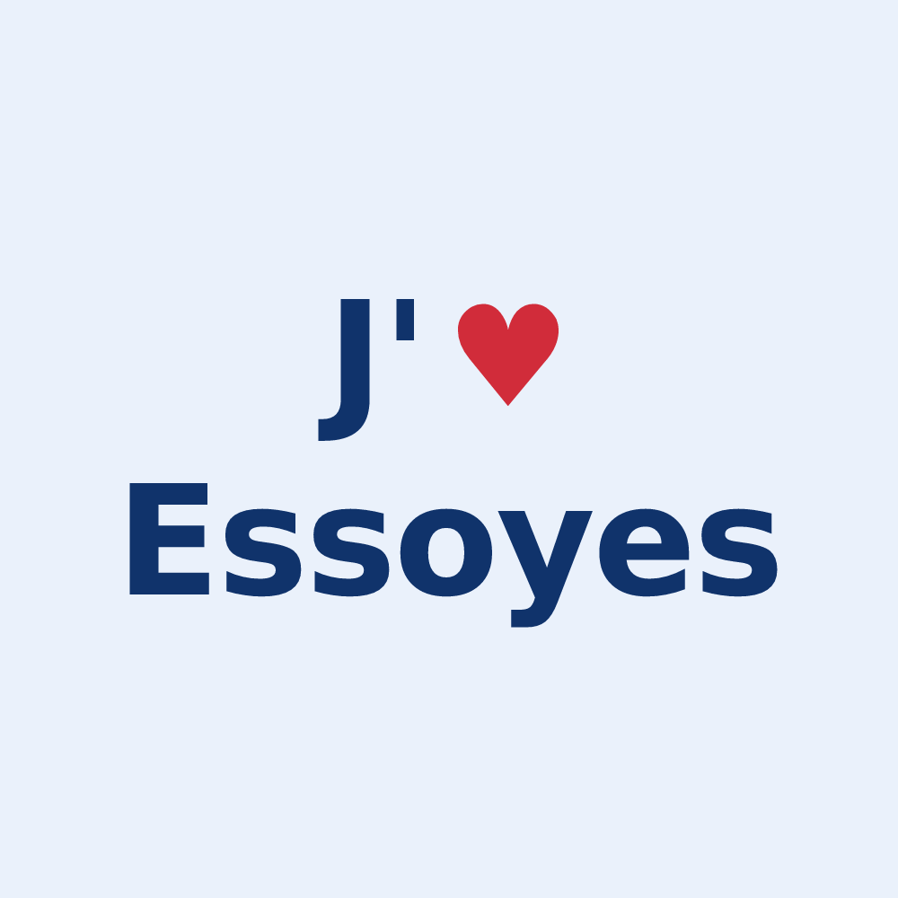 Sticker personnalisé Essoyes — design J'aime Essoyes