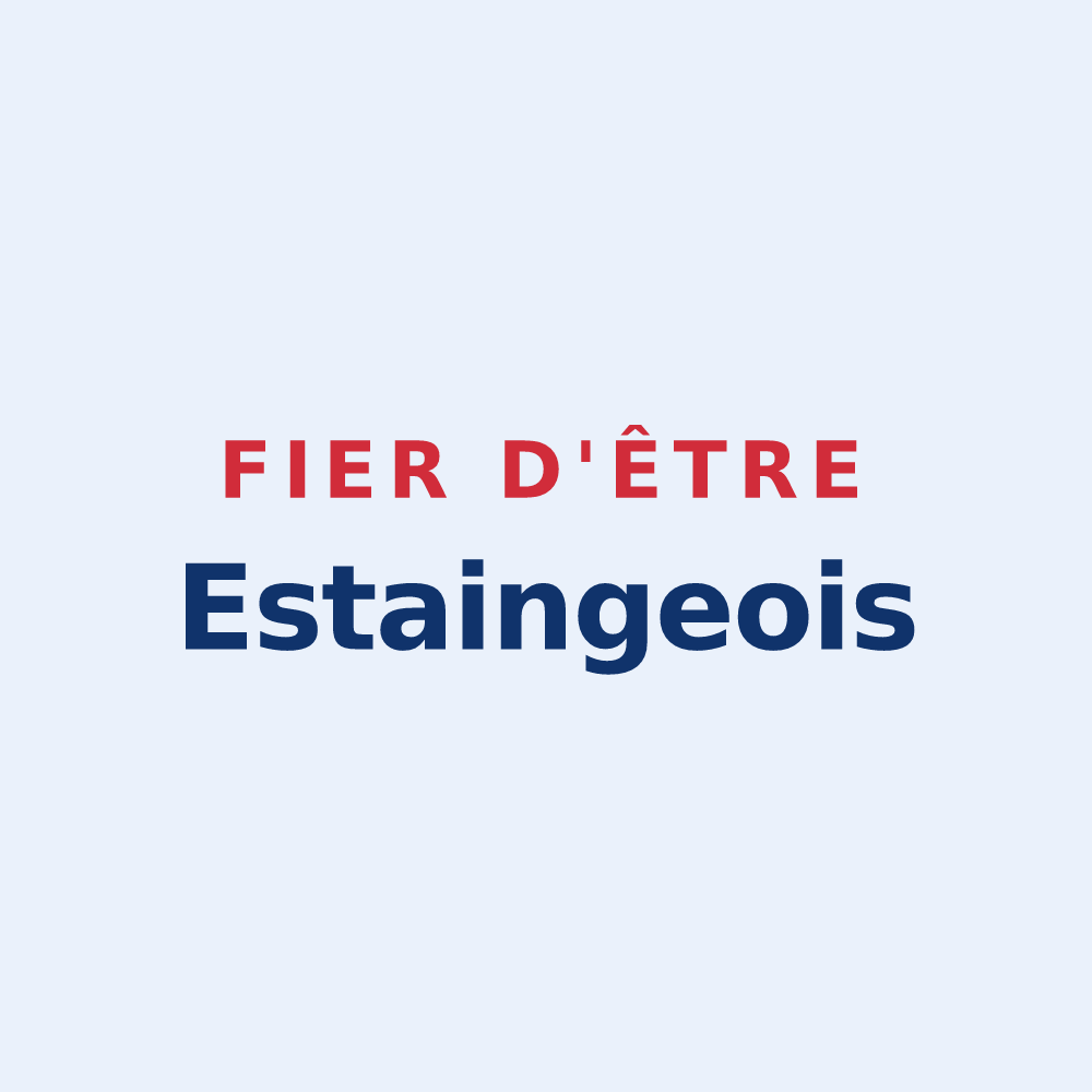 Sticker « Fier d'être Estaingeois » — design pour Estaing