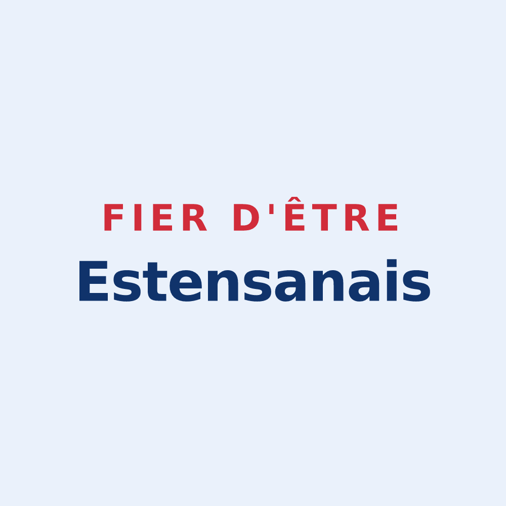 Sticker « Fier d'être Estensanais » — design pour Estensan