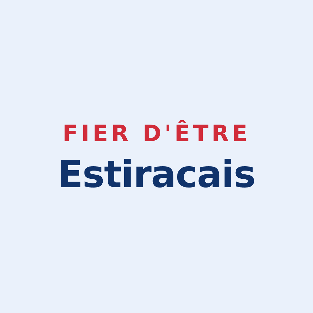 Sticker « Fier d'être Estiracais » — design pour Estirac