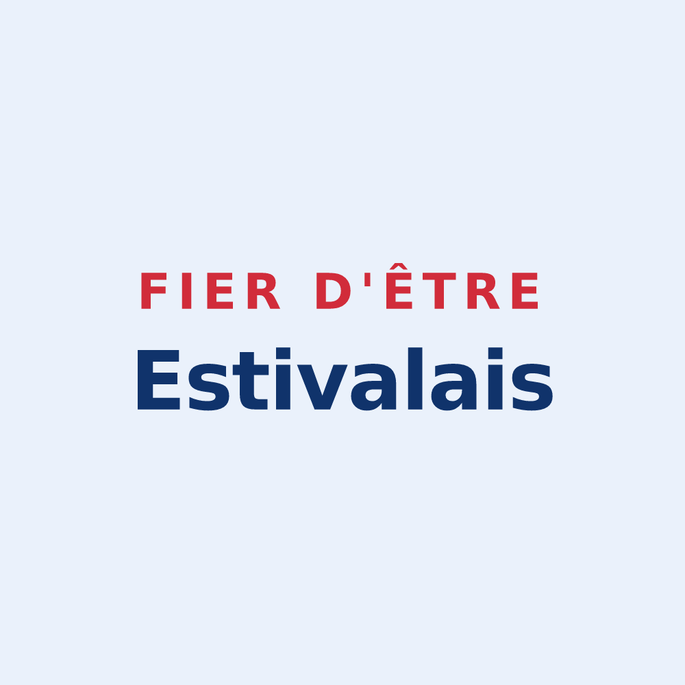 Sticker « Fier d'être Estivalais » — design pour Estivals