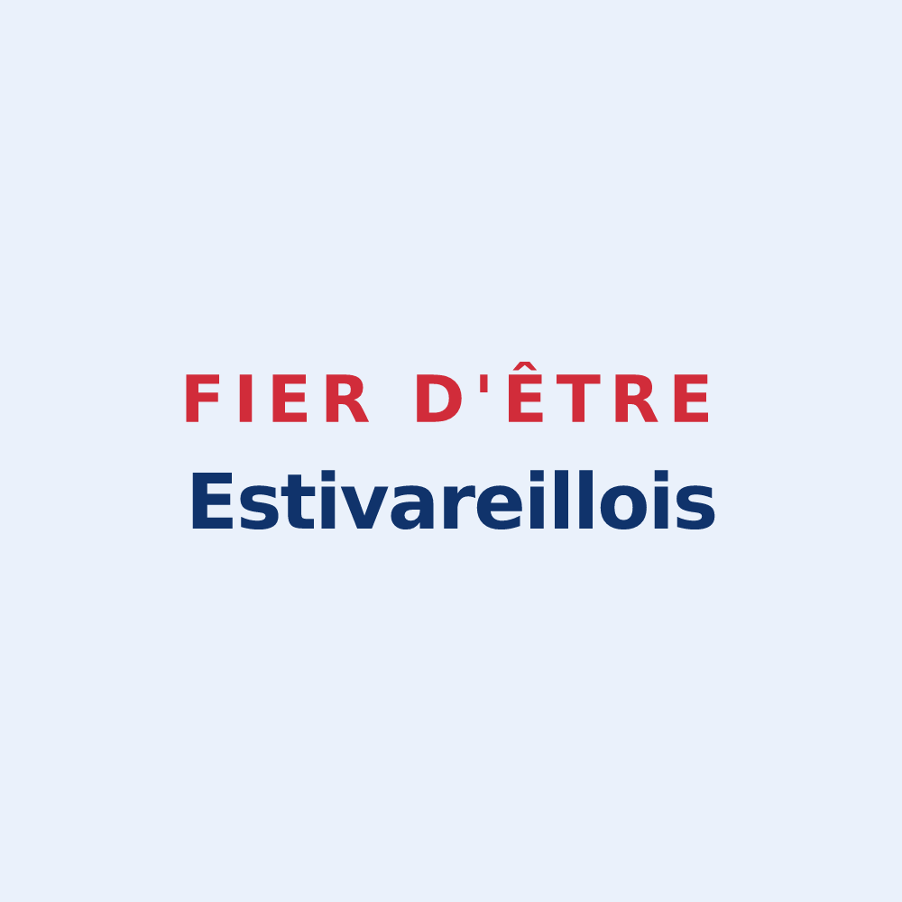 Sticker « Fier d'être Estivareillois » — design pour Estivareilles