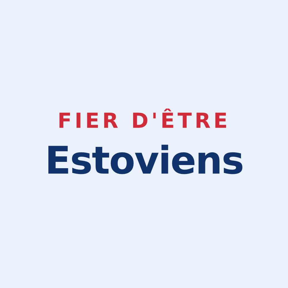Sticker « Fier d'être Estoviens » — design pour Estouy