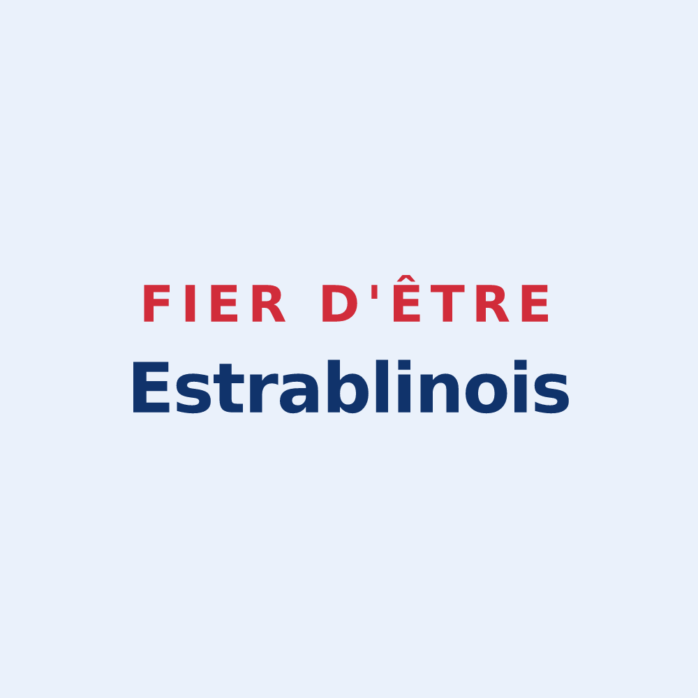 Sticker « Fier d'être Estrablinois » — design pour Estrablin