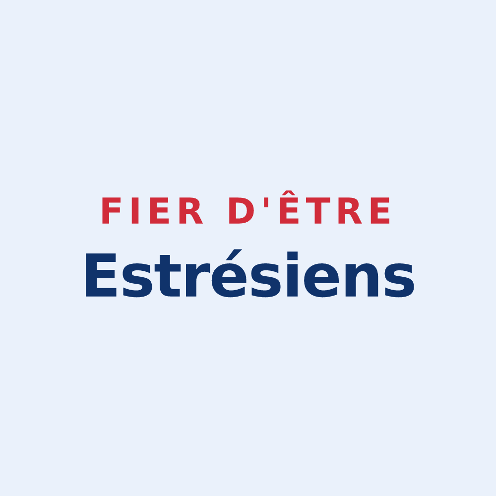 Sticker « Fier d'être Estrésiens » — design pour Estrées