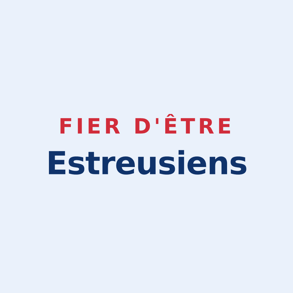 Sticker « Fier d'être Estreusiens » — design pour Estreux