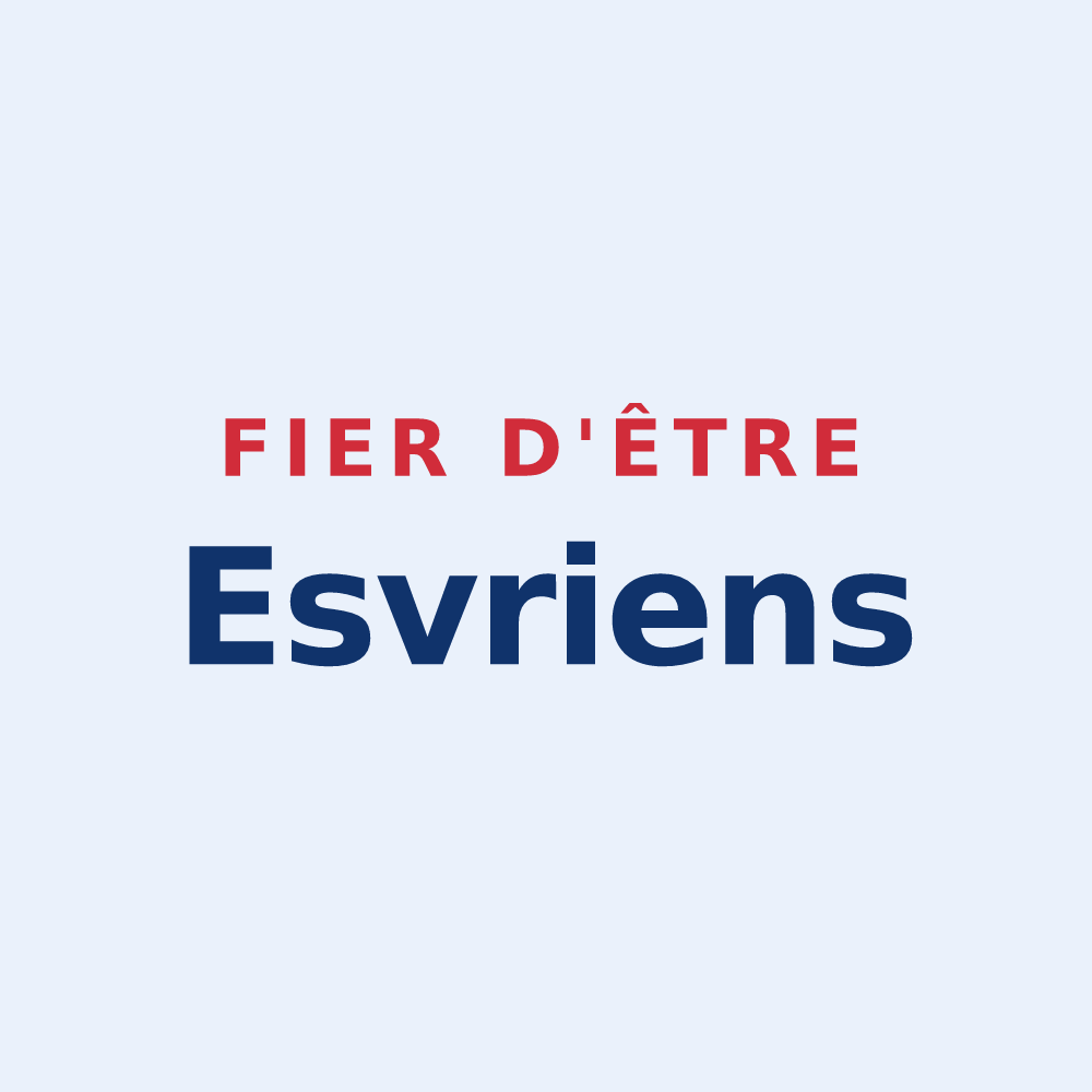 Sticker « Fier d'être Esvriens » — design pour Esvres