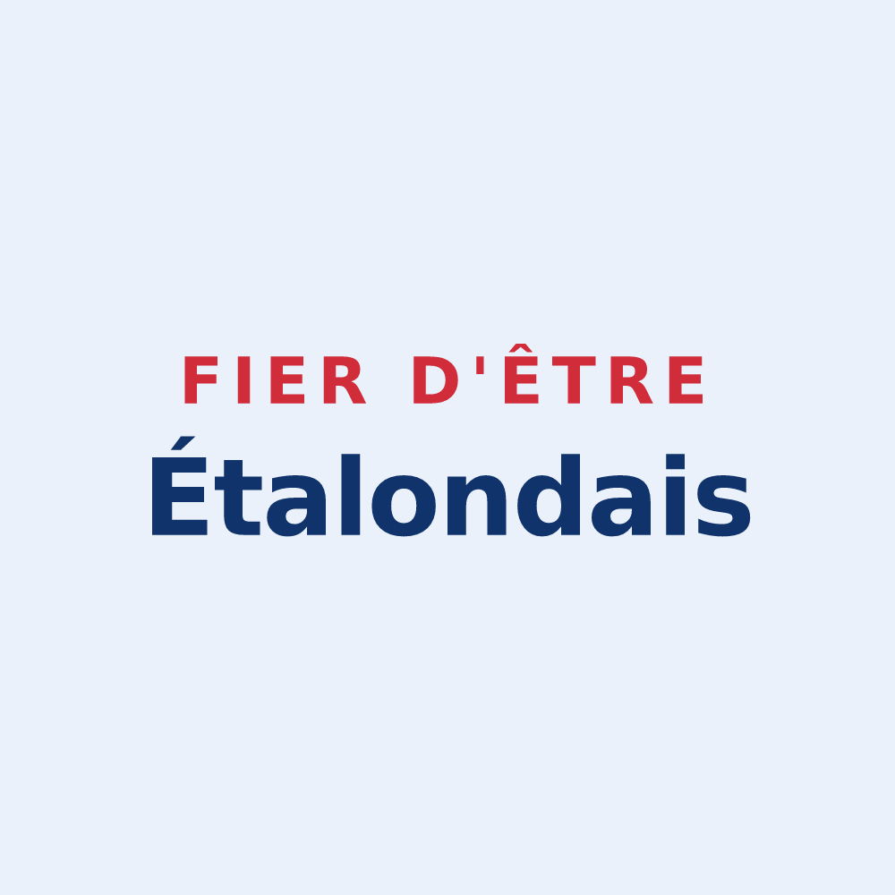 Sticker « Fier d'être Étalondais » — design pour Étalondes