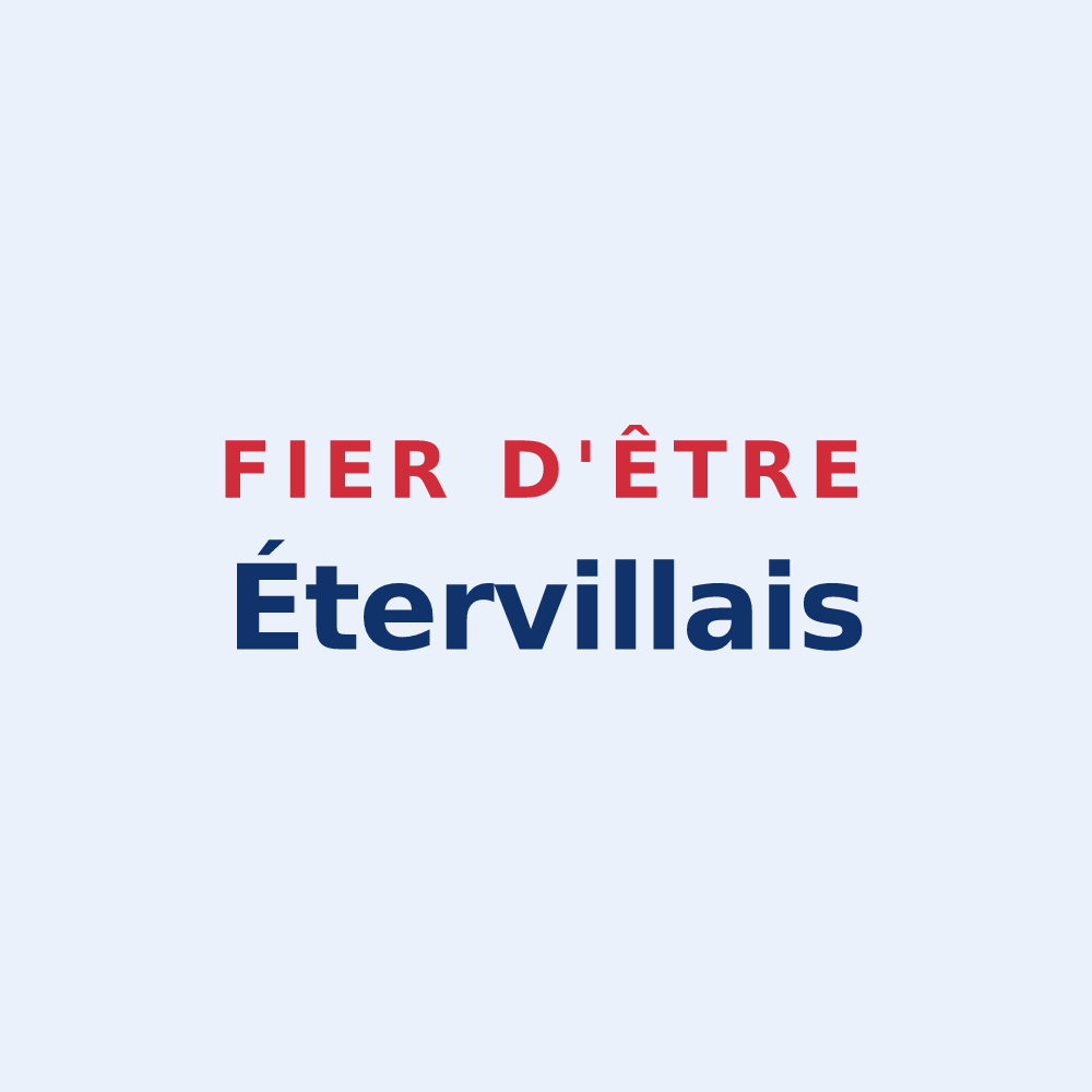Sticker « Fier d'être Étervillais » — design pour Éterville