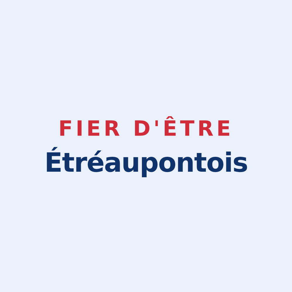 Sticker « Fier d'être Étréaupontois » — design pour Étréaupont