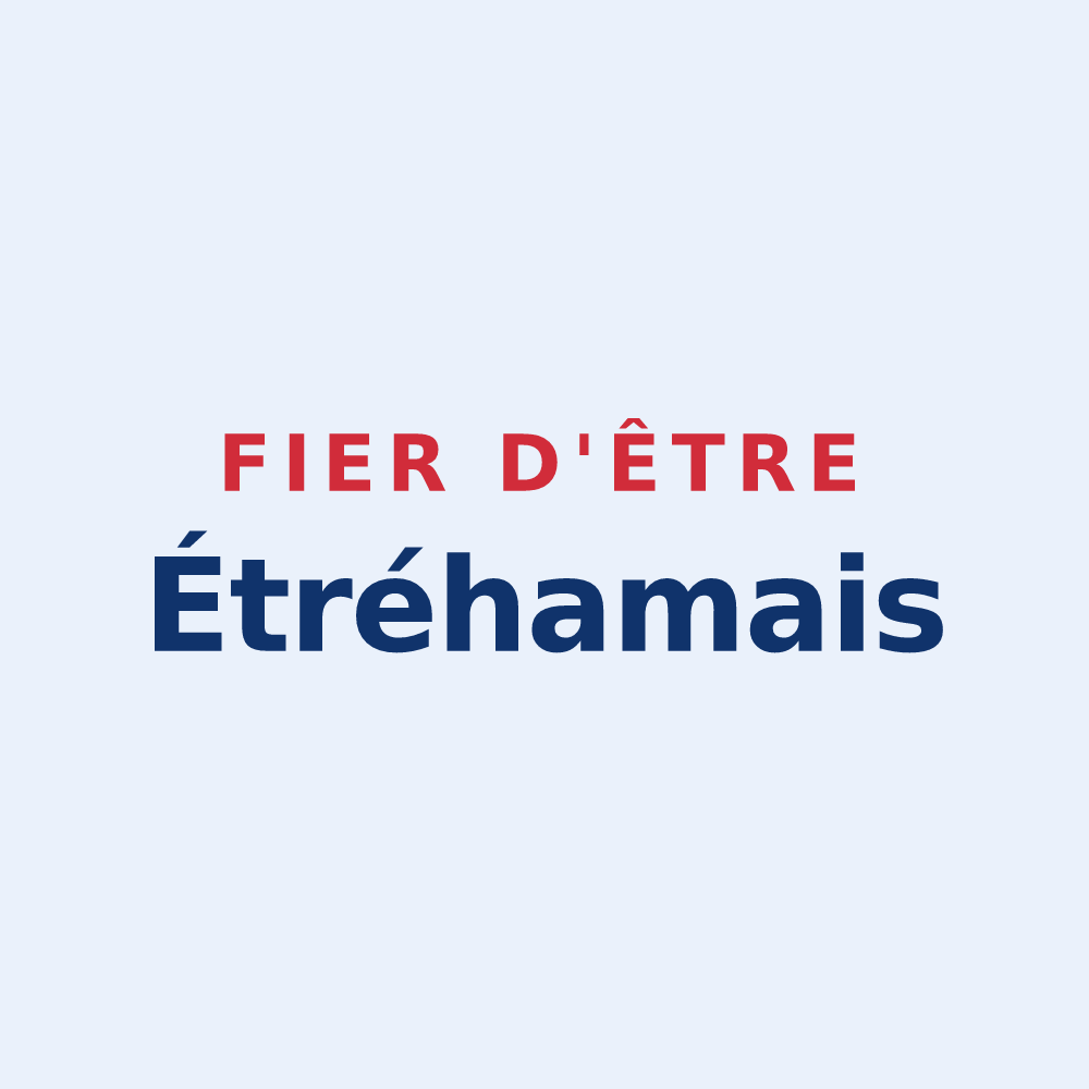 Sticker « Fier d'être Étréhamais » — design pour Étréham