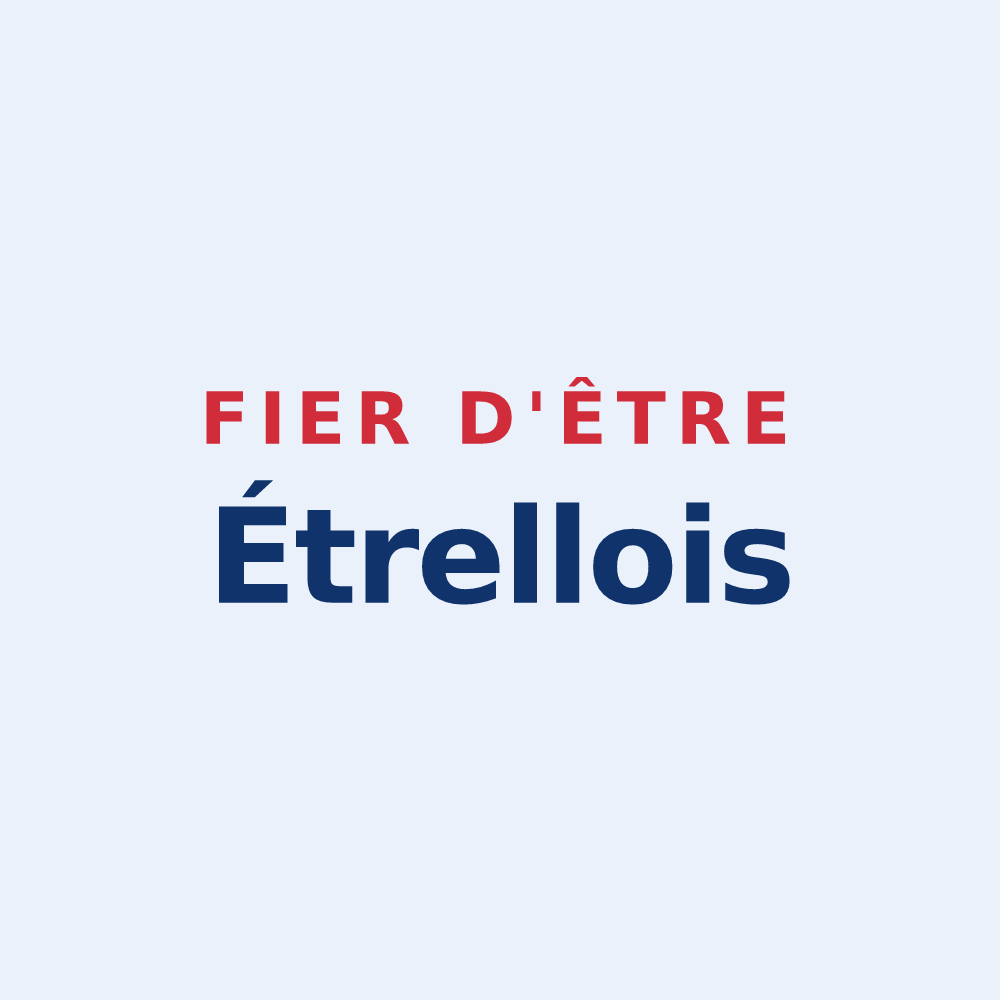 Sticker « Fier d'être Étrellois » — design pour Étrelles-sur-Aube
