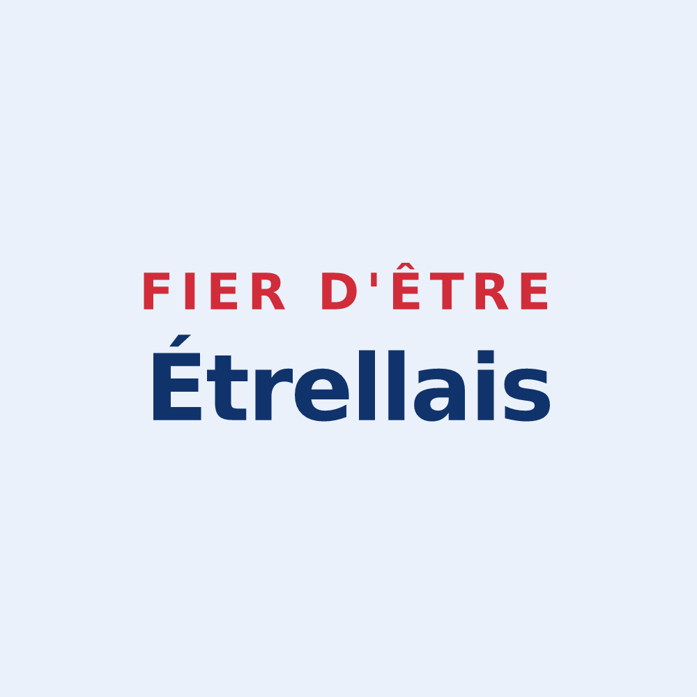 Sticker « Fier d'être Étrellais » — design pour Étrelles
