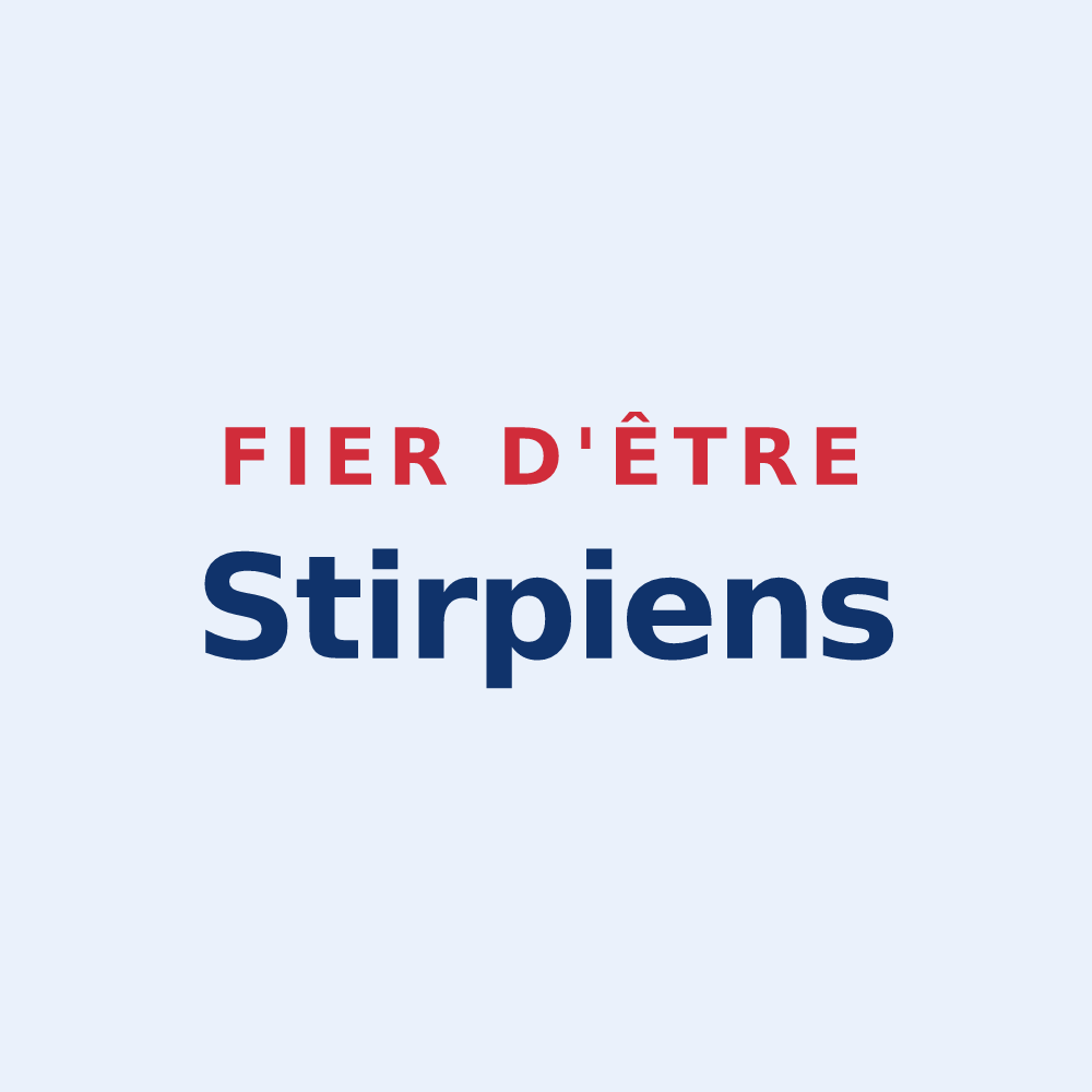 Sticker « Fier d'être Stirpiens » — design pour Étrepy