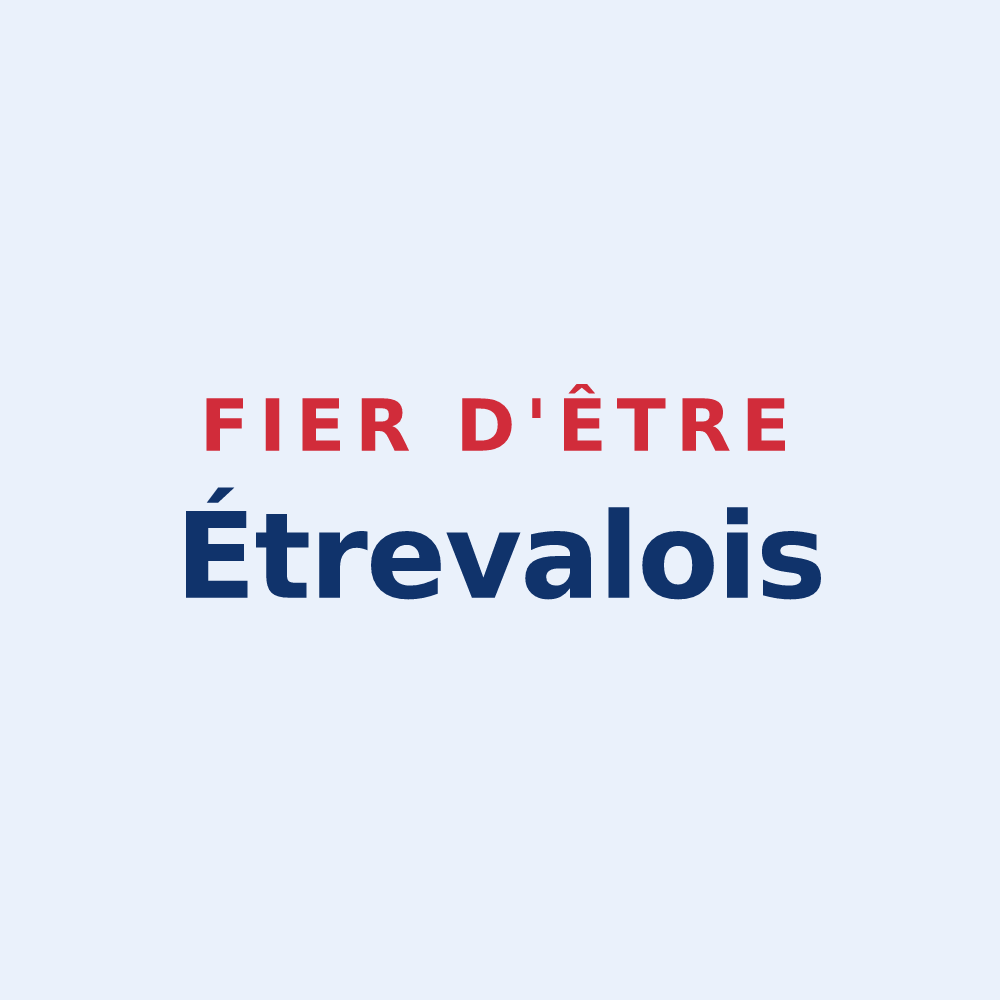Sticker « Fier d'être Étrevalois » — design pour Étreval