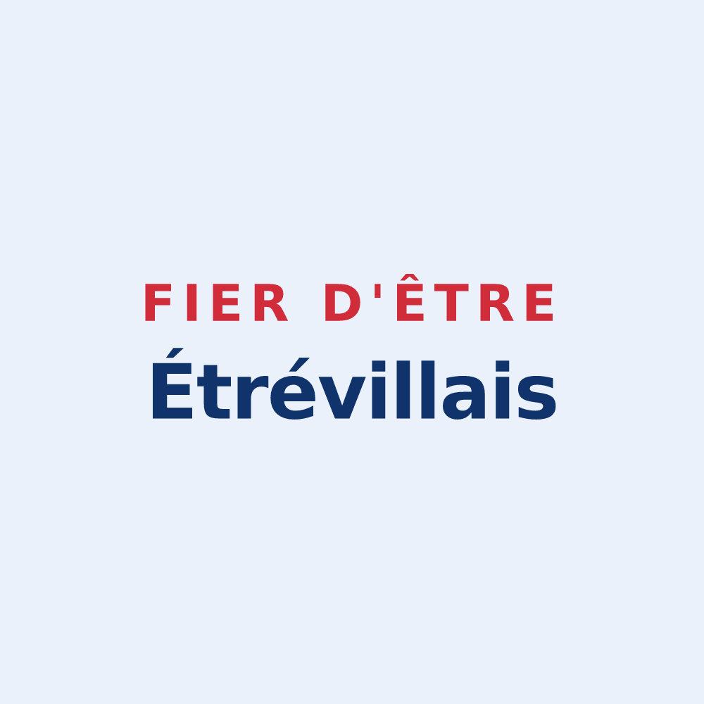 Sticker « Fier d'être Étrévillais » — design pour Étréville