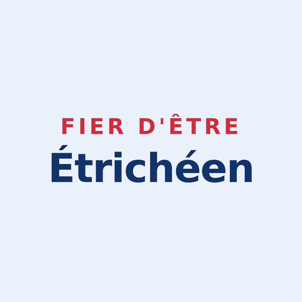 Sticker « Fier d'être Étrichéen » — design pour Étriché
