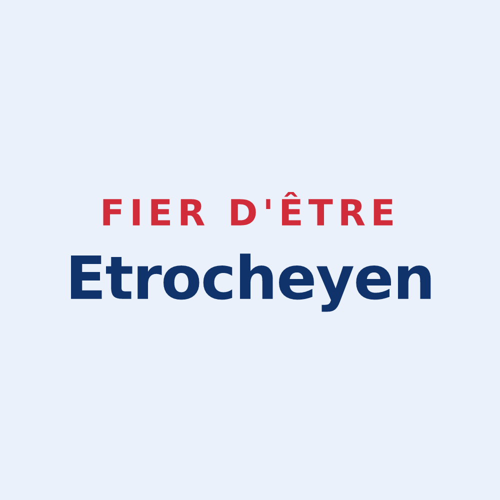Sticker « Fier d'être Etrocheyen » — design pour Étrochey
