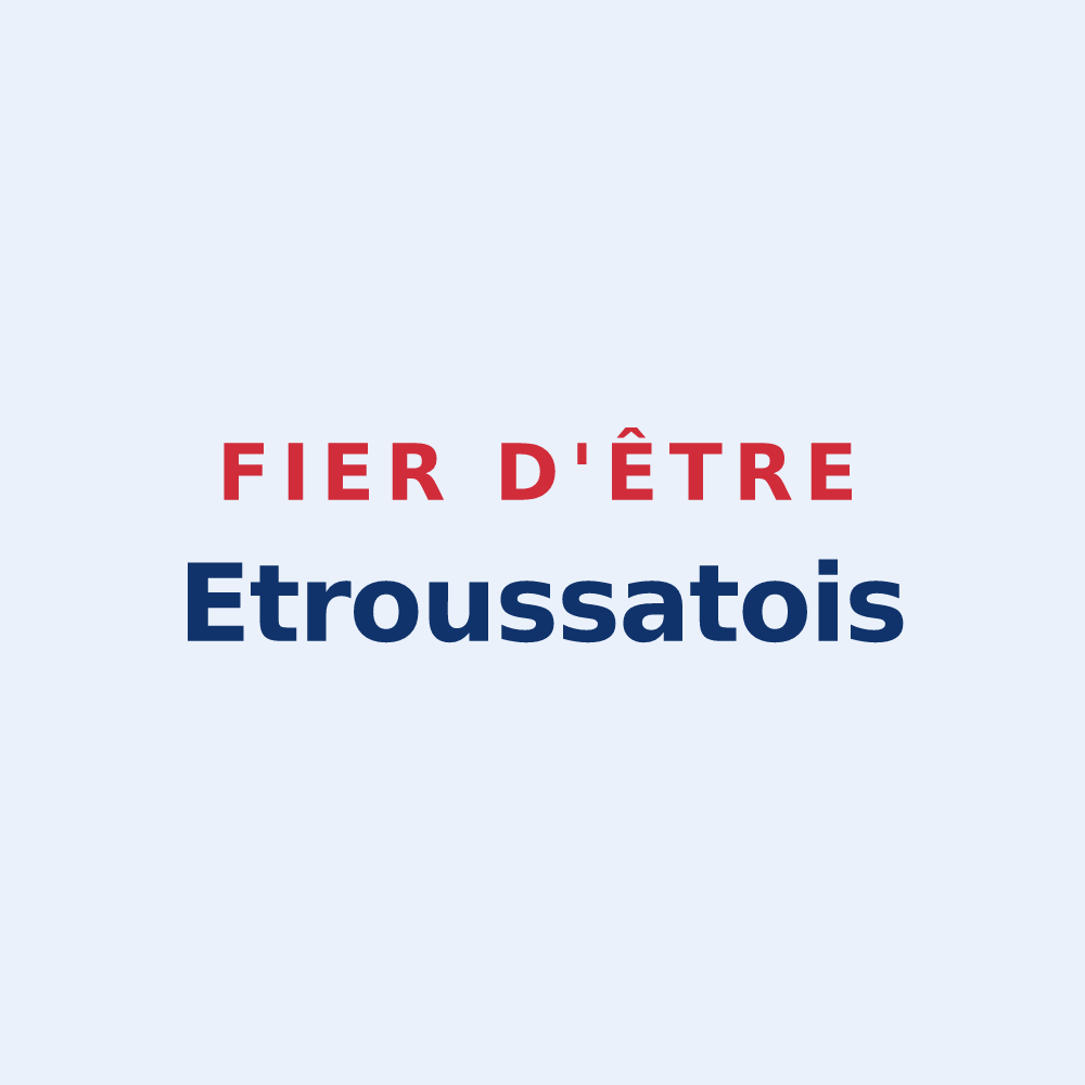 Sticker « Fier d'être Etroussatois » — design pour Étroussat