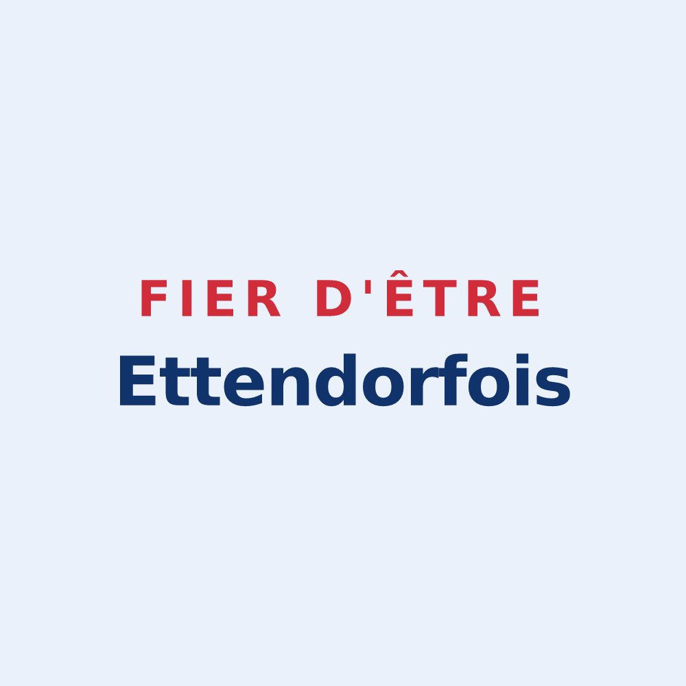 Sticker « Fier d'être Ettendorfois » — design pour Ettendorf