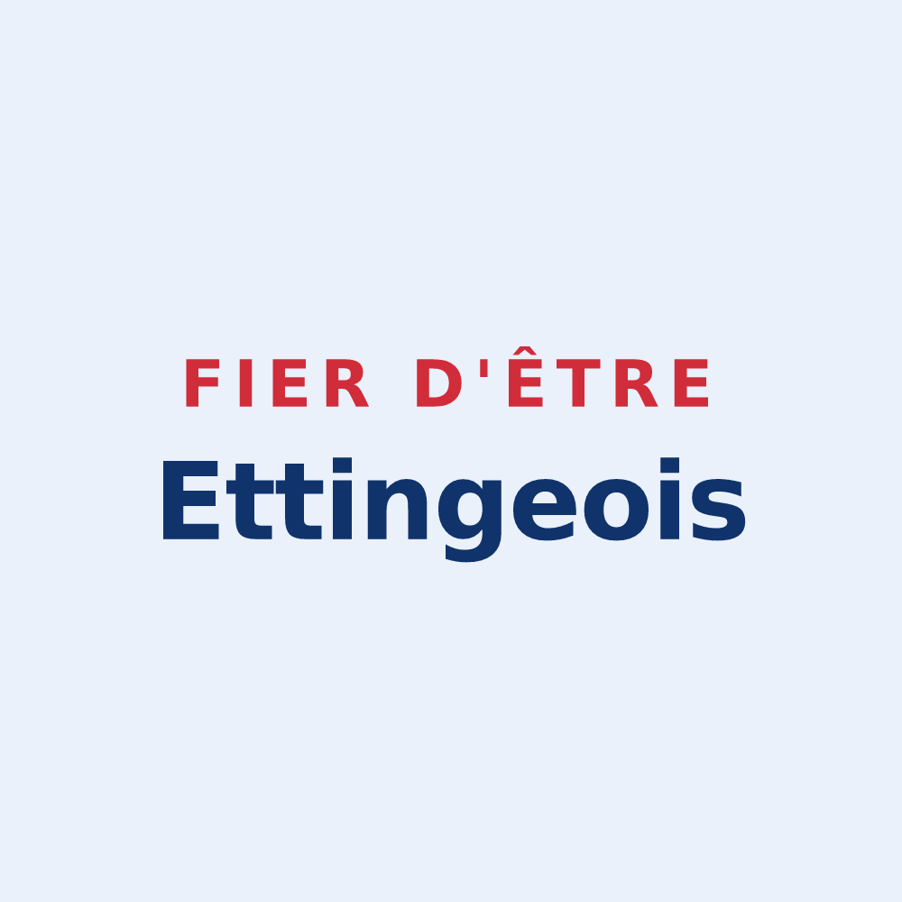 Sticker « Fier d'être Ettingeois » — design pour Etting