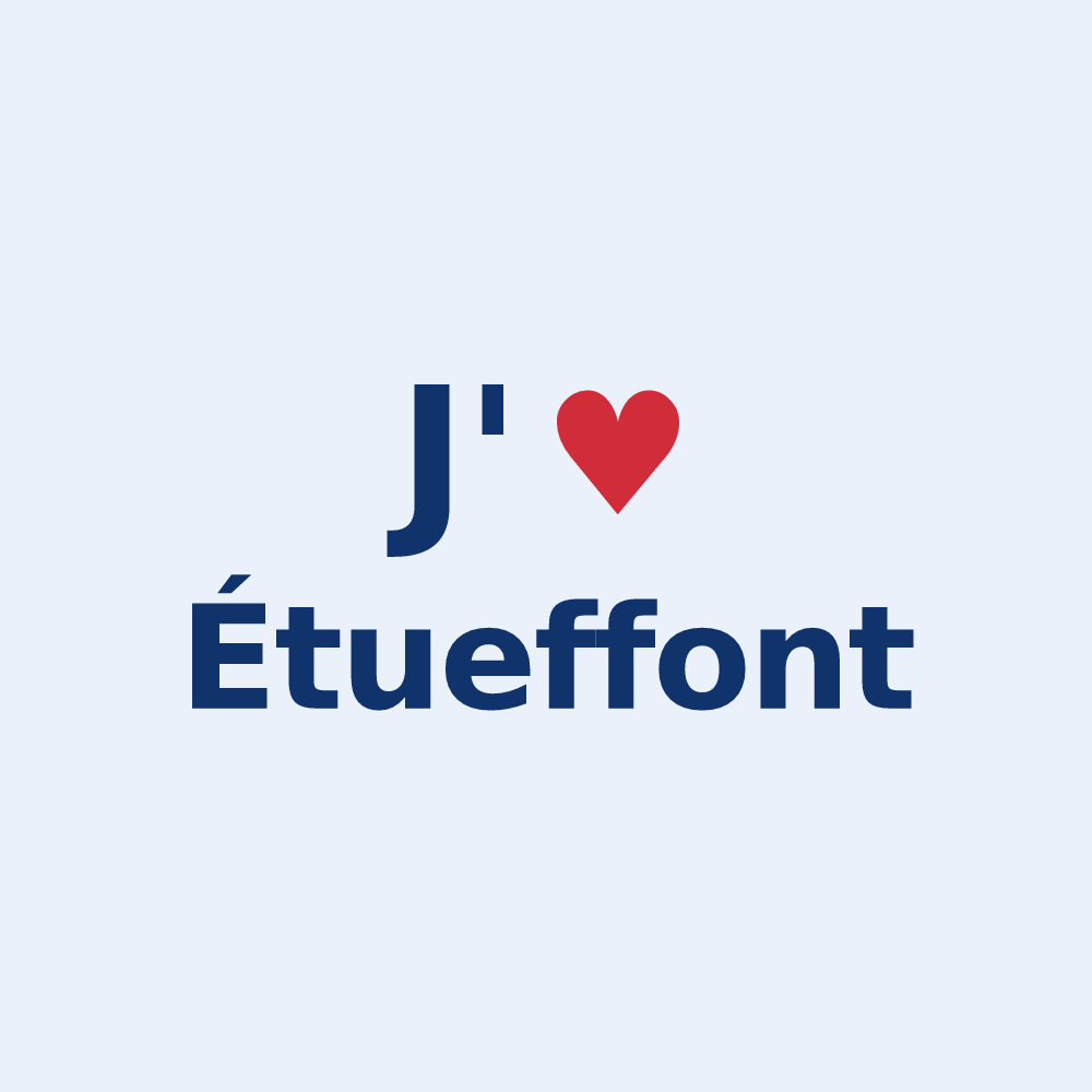 Sticker personnalisé Étueffont — design J'aime Étueffont