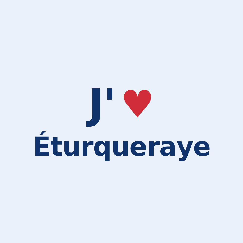 Sticker personnalisé Éturqueraye — design J'aime Éturqueraye