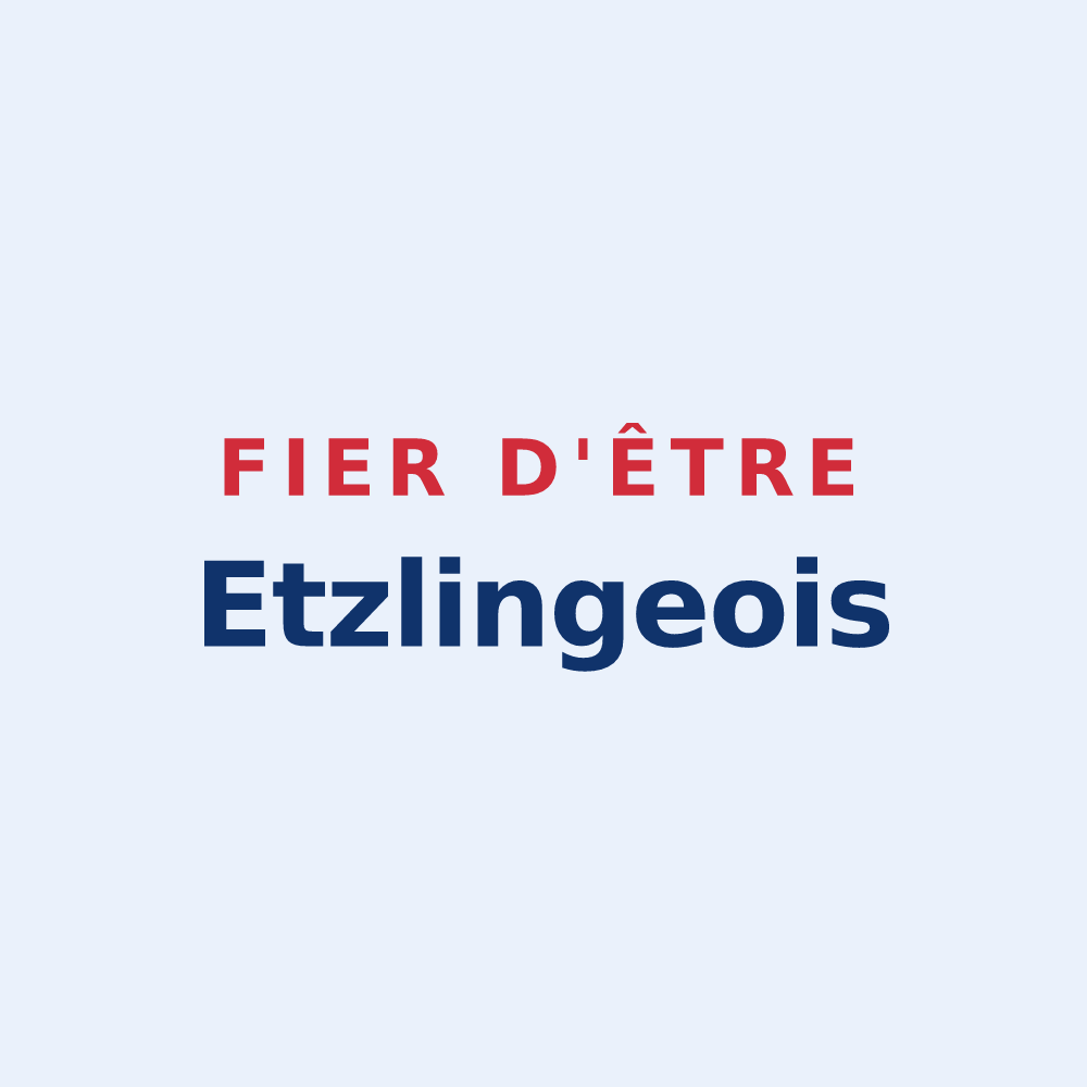 Sticker « Fier d'être Etzlingeois » — design pour Etzling