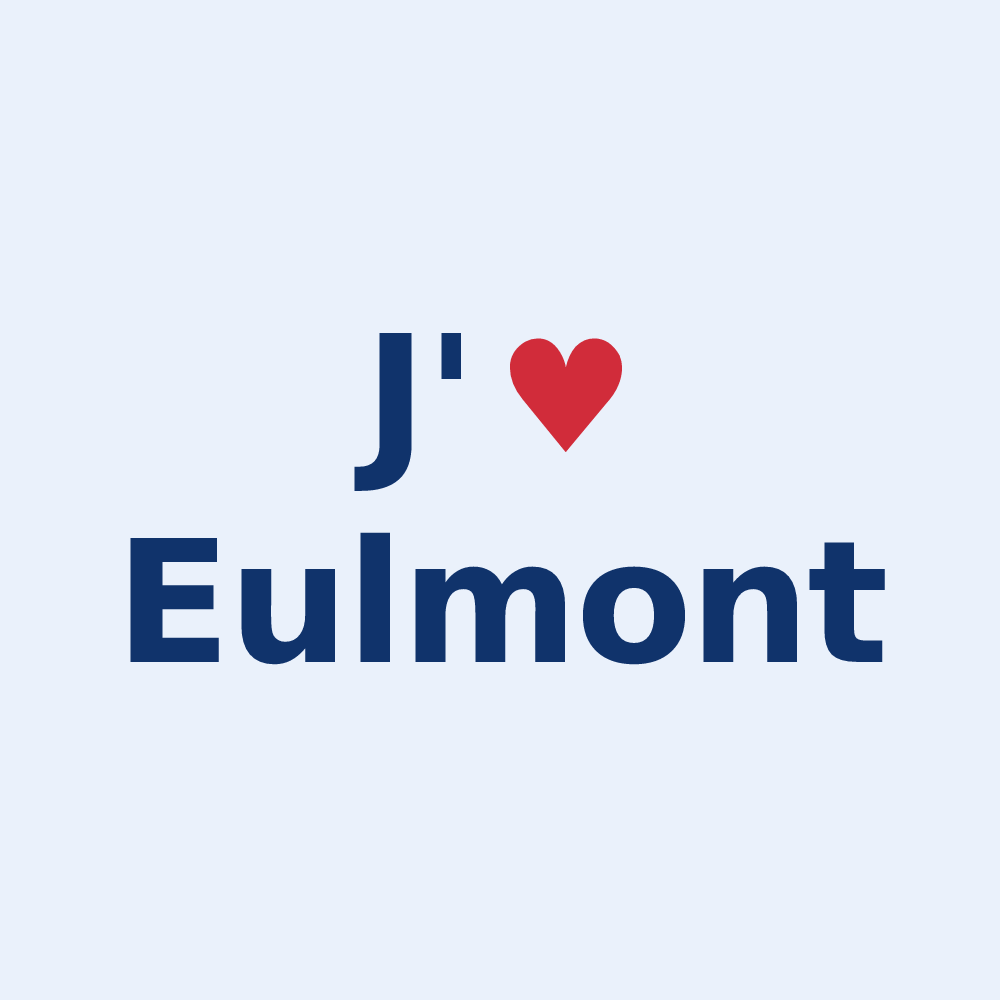 Sticker personnalisé Eulmont — design J'aime Eulmont