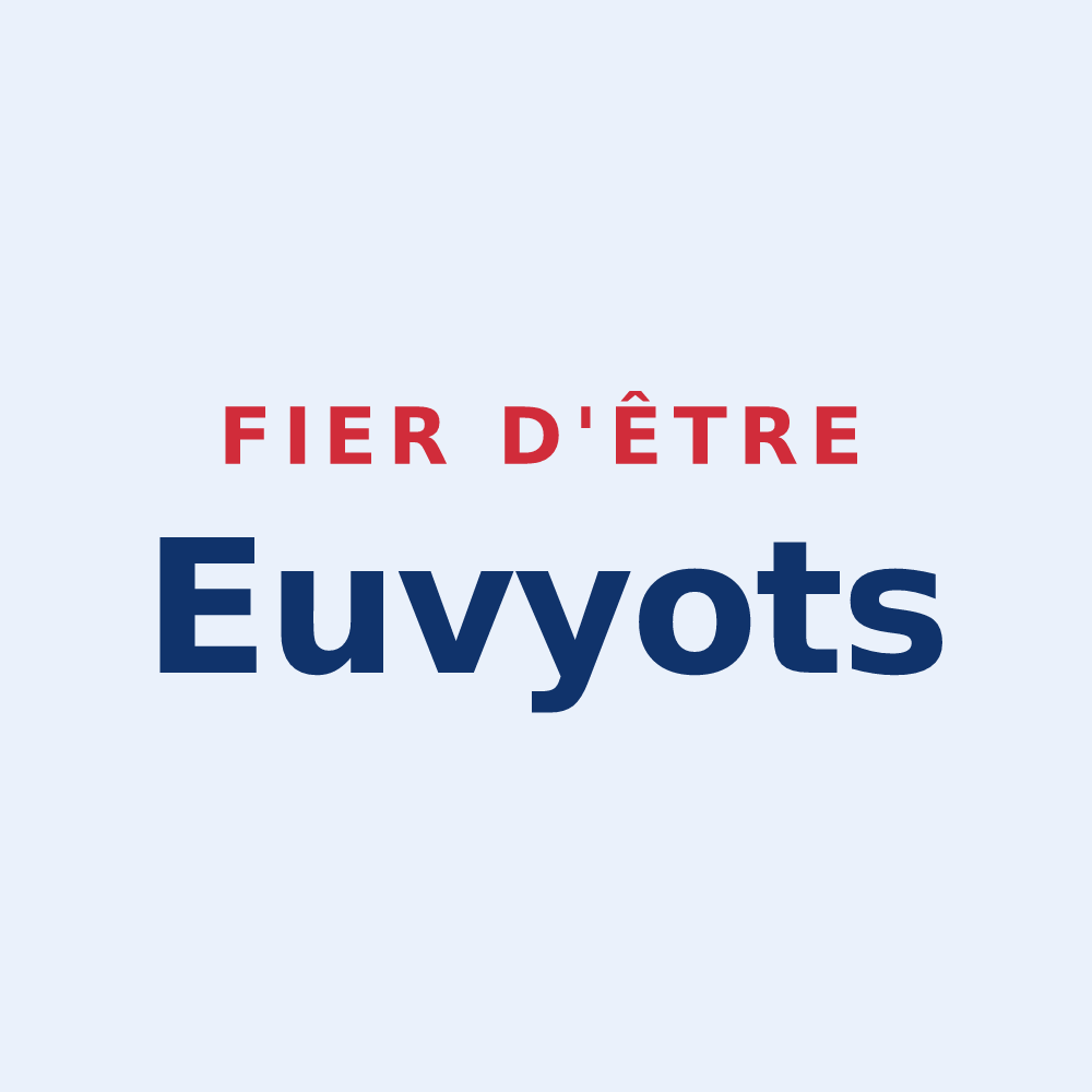 Sticker « Fier d'être Euvyots » — design pour Euvy