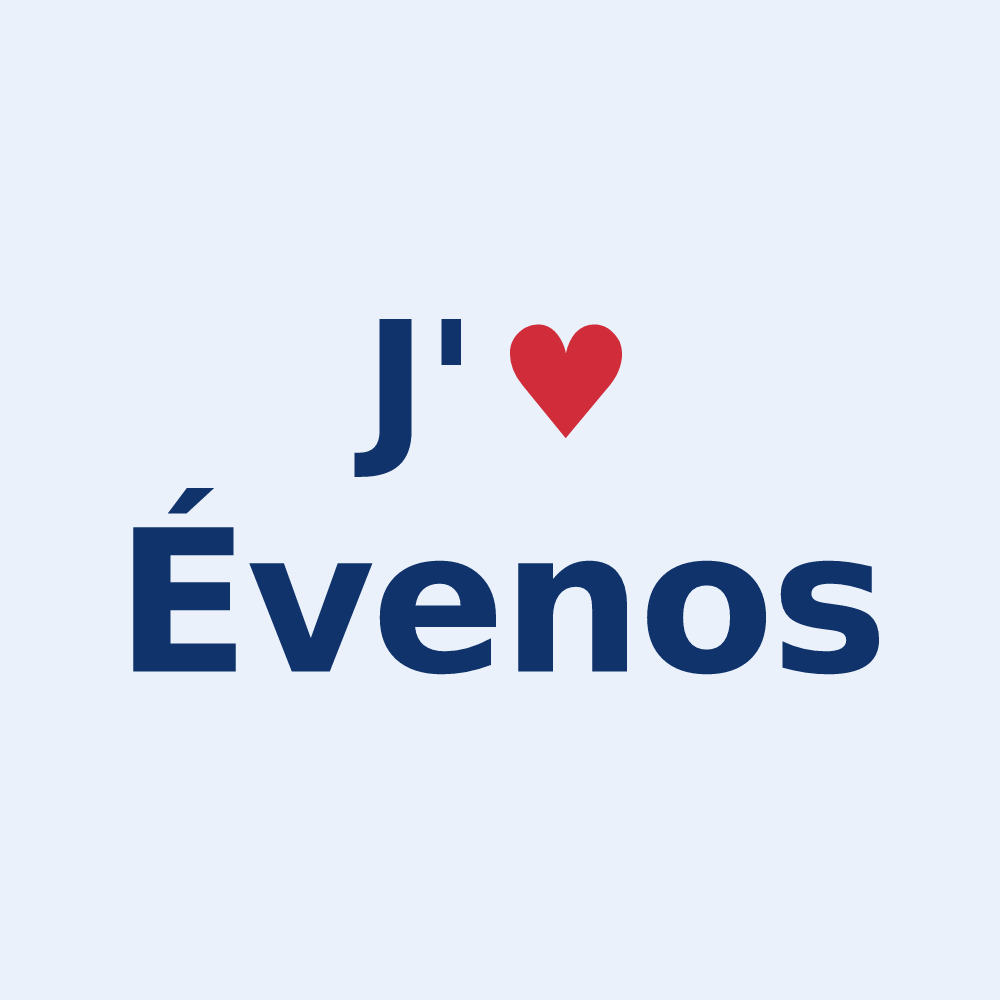 Sticker personnalisé Évenos — design J'aime Évenos